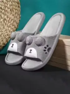 TWO SOFT Women Rubber Sliders