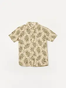 Fame Forever by Lifestyle Boys Floral Printed Spread Collar Casual Shirt
