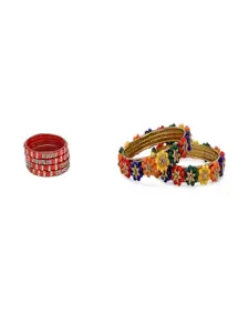 SOMIL Set Of 2 Women Alloy Bangle