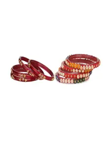 Somil Women Combo of Artificial Stones Studded Bangles Set