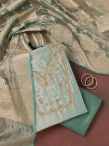 Koskii Ethnic Motifs Unstitched Dress Material