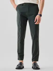 Snitch Men Slim Fit Mid-Rise Chinos Trousers