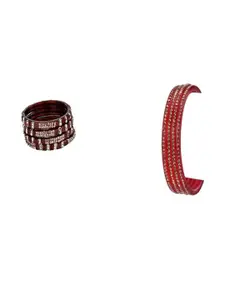 SOMIL Set Of 2 Women Alloy Bangle