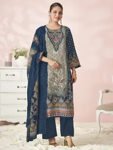 Stylee LIFESTYLE Printed Pure Cotton Unstitched Dress Material