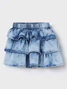 Juniors by Lifestyle Girls Pure Cotton Straight Mini Skirt