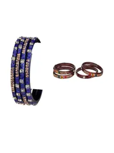 SOMIL Set Of 2 Women Alloy Bangle