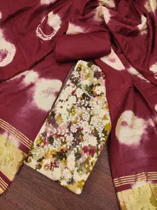 Maroosh Women Abstract Sequinned Unstitched Dress Material