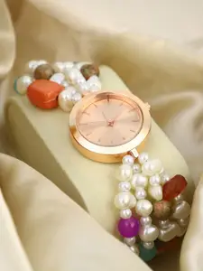 HAUTE SAUCE by  Campus Sutra Women The Maryam Round Watch AAW25_HSWC6031