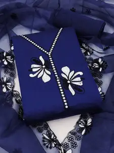 Maroosh Women Floral Embroidered Unstitched Dress Material