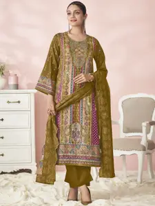 Stylee LIFESTYLE Printed Pure Cotton Unstitched Dress Material