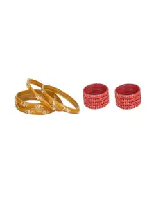 Somil Combo Of 2 Set Handmade Glass Bangles