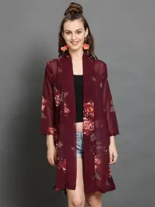 TANDUL Women Floral Printed Cotton Shrug