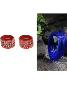 Somil Combo Of 2 Set Handmade Glass Bangles