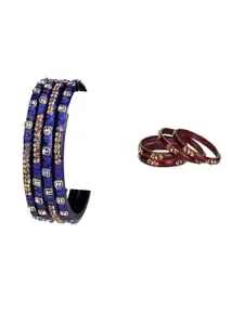 SOMIL Set Of 2 Women Alloy Bangle