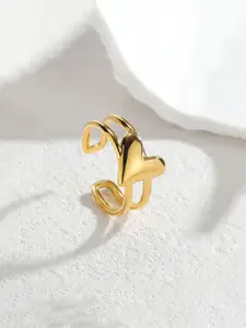 Jewels Galaxy Gold-Plated Anti-Tarnish Finger Ring