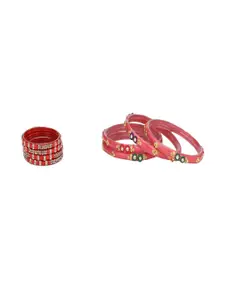 Somil Combo Of 2 Set Handmade Glass Bangles