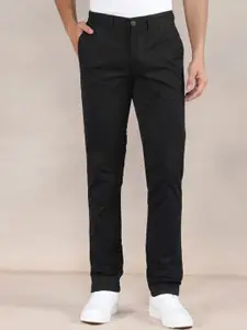 Fabindia Men Slim Fit Mid-Rise Formal Trousers