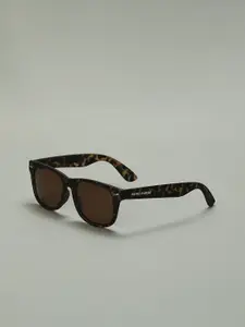 Vero Moda Women Brown Lens & Brown Square Sunglasses with Polarised and UV Protected
