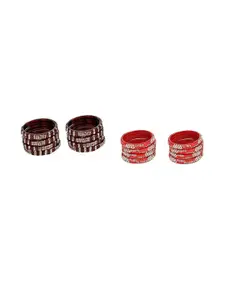 Somil Women Combo of Artificial Stones Studded Bangles Set
