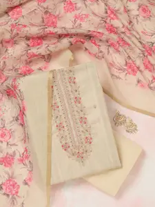 Koskii Women Zariwork Unstitched Salwar Suit