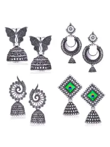 DIVASTRI Women Silver Earrings