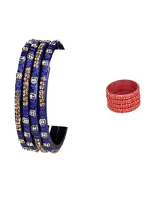 Somil Combo Of 2 Set Handmade Glass Bangles