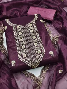 Maroosh Women Embroidered Unstitched Dress Material