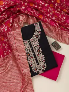 Koskii Subtle Dola Silk Unstitched Salwar Suit