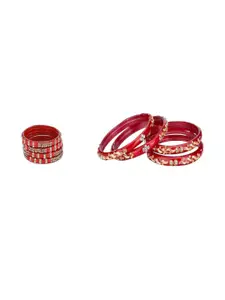 SOMIL Women Set of 2 Traditional Glass Bangles