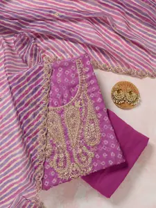 Koskii Bhandabi Printed Unstitched Dress Material