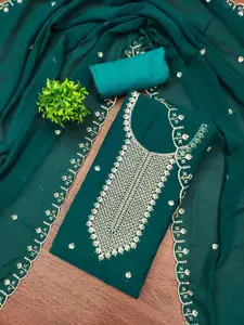 Maroosh Embroidered Georgette Unstitched Dress Material