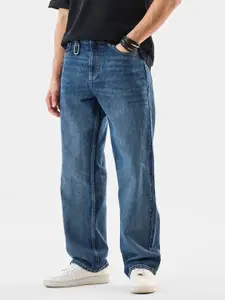 Snitch Men Cotton Relaxed Fit Mid-Rise Light Fade Jeans
