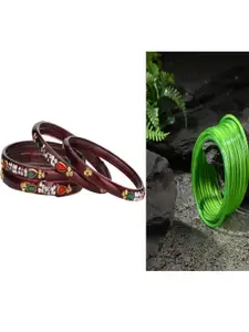 SOMIL Set Of 2 Women Alloy Bangle