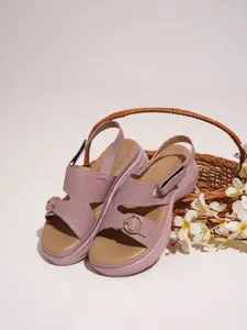 Froh Feet Women Platform Sandals With Buckles