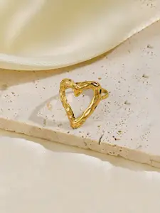 Jewels Galaxy Gold-Plated Anti-Tarnish Finger Ring