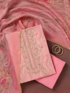 Koskii Threadwork Unstitched Salwar Suit