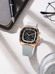 Daniel Hechter Men Embellished Dial & Straps Analogue Watch DHM1001-05