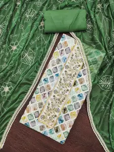 KIMISHA Women Printed Unstitched Dress Material