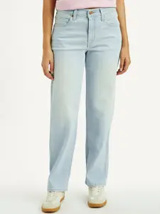 Levis Women Baggy Fit Mid-Rise Stretchable Jeans