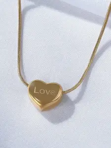 Estailo fashion Gold-Plated Minimal Necklace