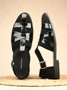 Provogue Men Ethnic Suede Shoe-Style Sandals