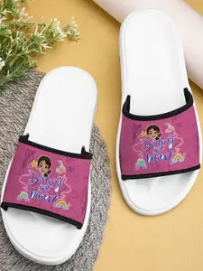 BOOTCO Women Pink Rubber Sliders