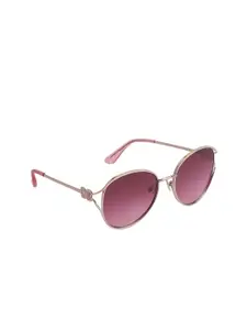 Daniel Klein Women Round Sunglasses with UV Protected Lens DK4329-C4
