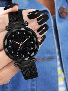 THE SHOPOHOLIC Women Analogue Watch FR-BAR-BLACK