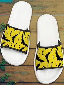 BOOTCO Women Yellow Rubber Sliders