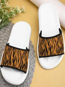 BOOTCO Women Yellow Rubber Sliders