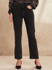 U.S. Polo Assn. Women Straight Fit High-Rise Stretchable Jeans