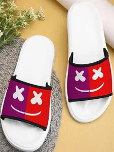 BOOTCO Women Purple Rubber Sliders