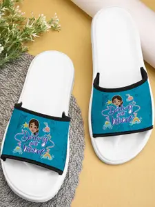 BOOTCO Women Blue Rubber Sliders