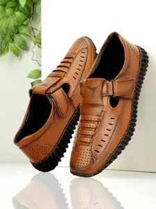 Robbie Jones Men Velcro Shoe-Style Sandals